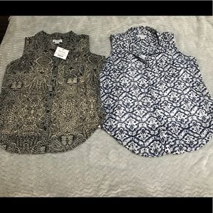 2for1 Liz Claiborne sleeveless tops